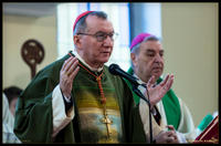 Kardinál Pietro Parolin v naší farnosti (16. 11. 2014)